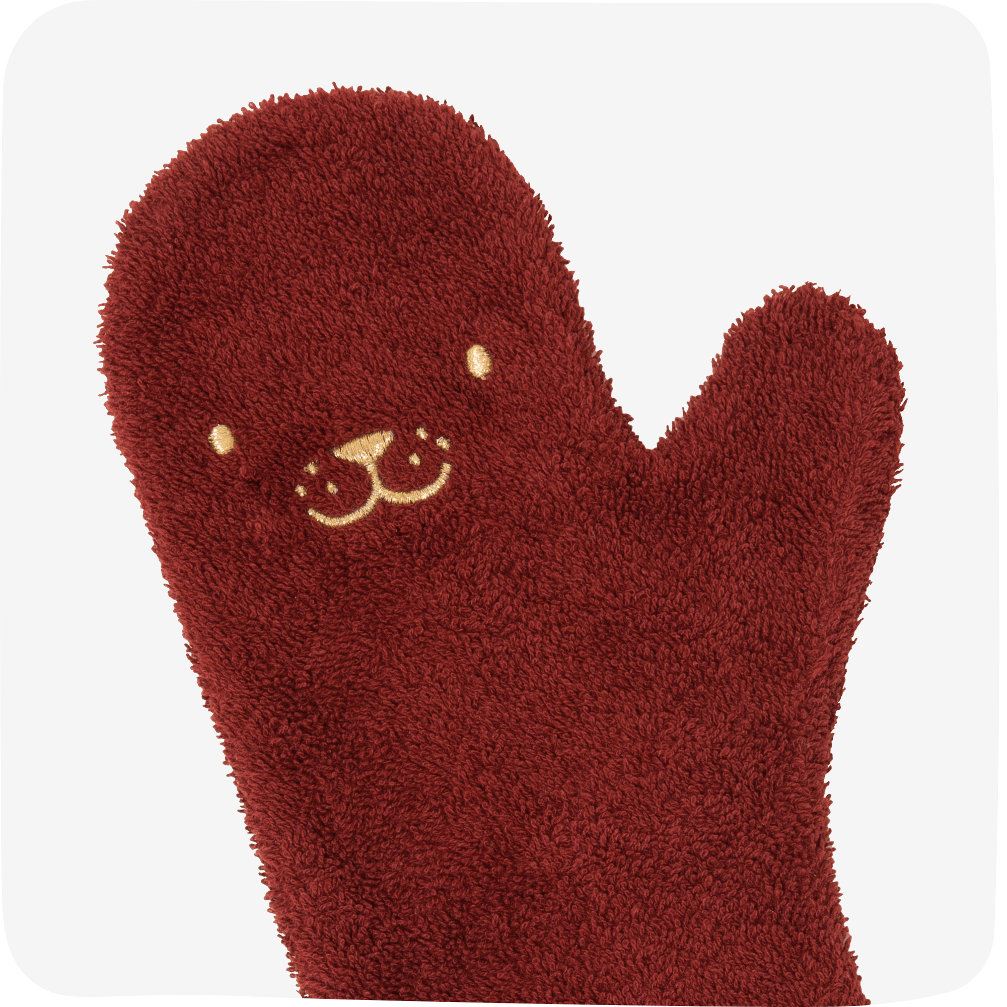 Baby Shower Glove rood glamour