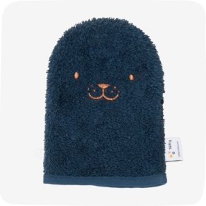 Washandje – Glamour blauw