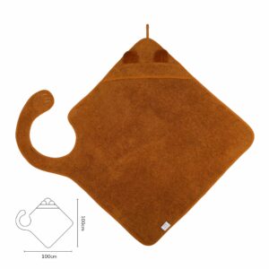 Handsfree badcape caramel