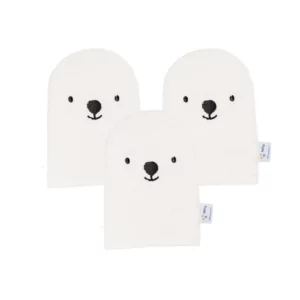 Washandjes set van 3 wit